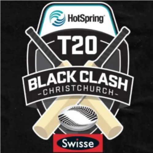 Black Clash framed T20 jerseys